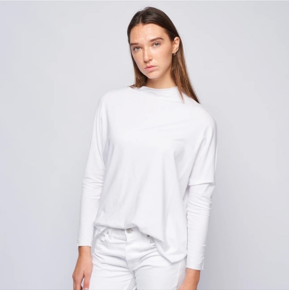 Frank & Eileen Tee Lab Long Sleeve Funnel Neck size xs